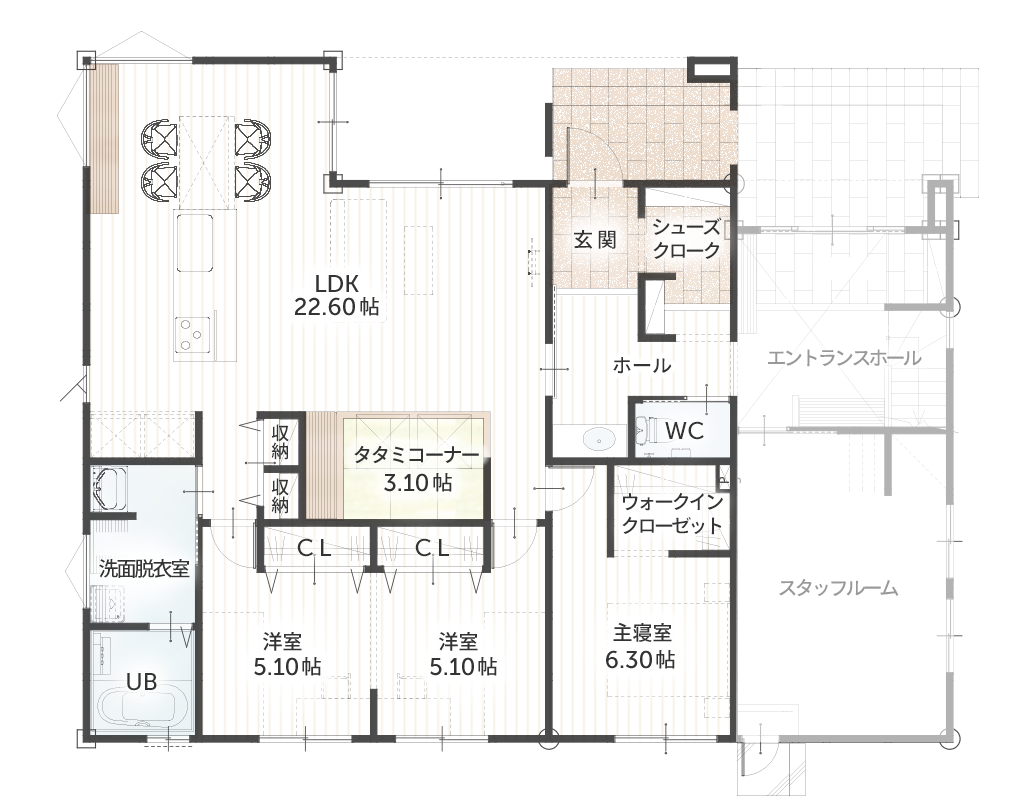 合志 住宅展示場　間取り図