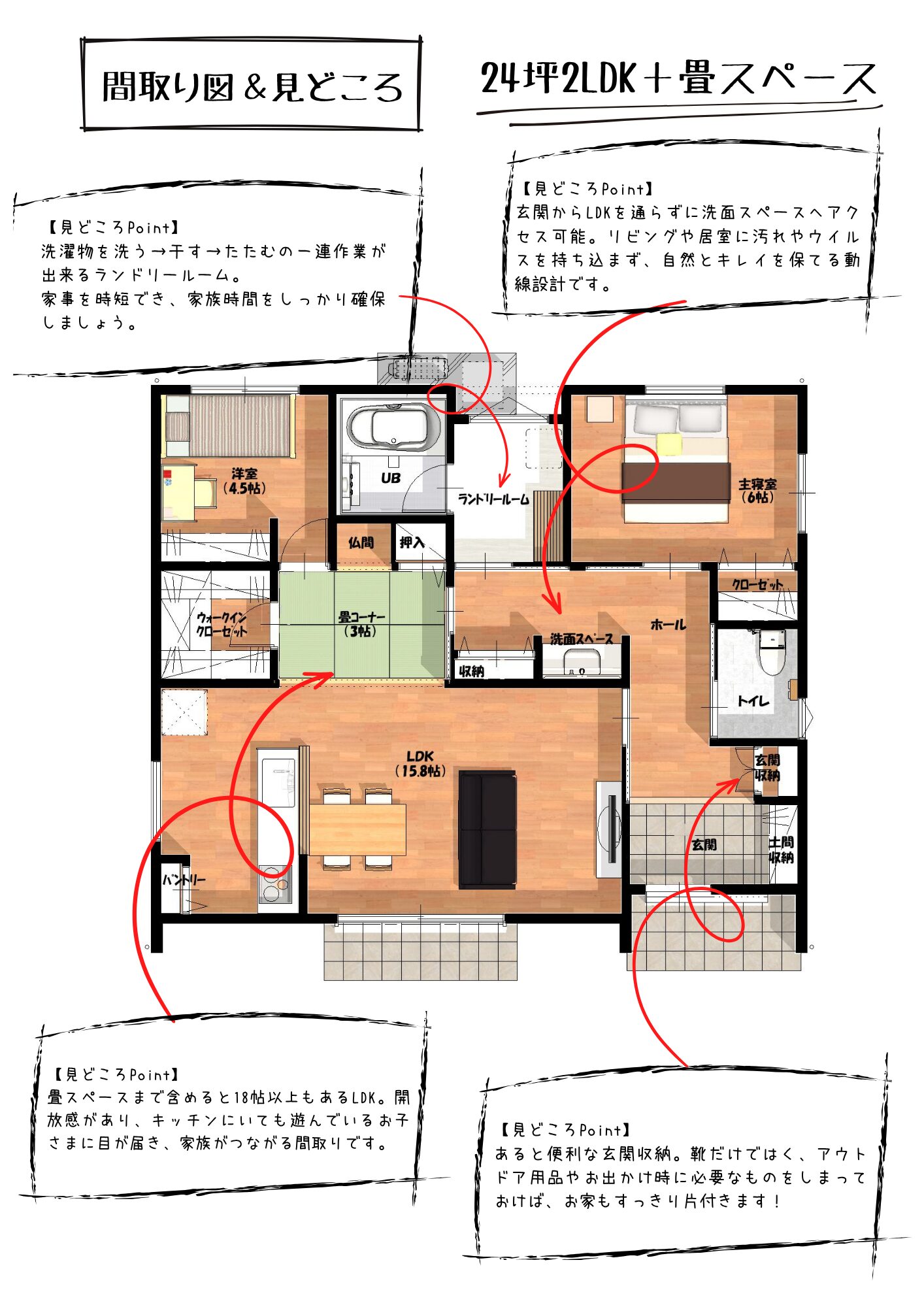 暮らしが整う平屋見学会＠球磨郡あさぎり町の見どころ